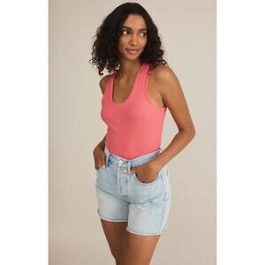 Z Supply Sirena Rib Tank - Sunset Pink NWT SIZE S M L XL